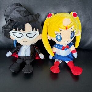 Sailor Moon and Tuxedo Mask Plush